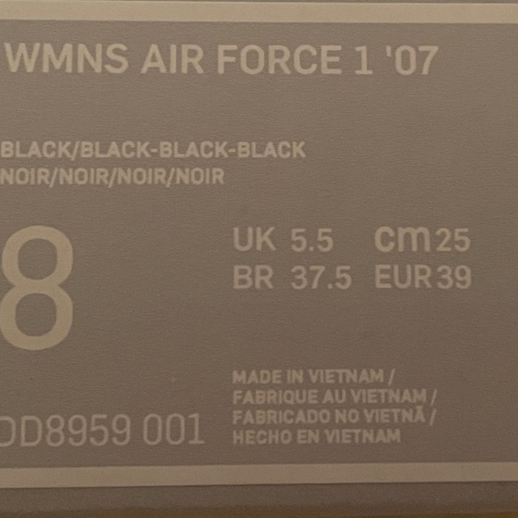 women’s Air Force 1 ‘07